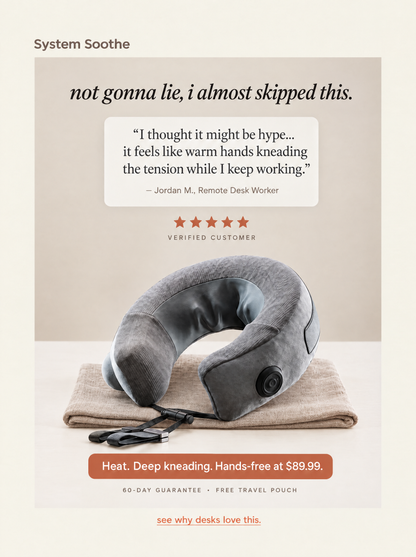 Heated Inflatable Neck Massager